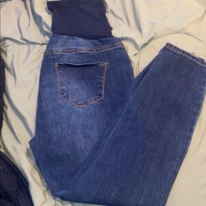 Women's Maternity Blue Jeans